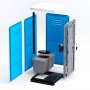 Туалетная кабина Piteco Lex Group Toypek (синий)