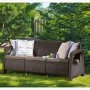 Диван Keter Plastic Bahamas Max Love Seat (коричневый) 235038