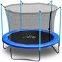 Батут FunFit 252 см (8ft) с внутренней сеткой и лестницей