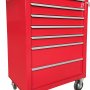 Тележка инструментальная Ombra 7-ми полочная (красная)