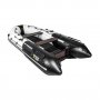 Надувная лодка Ривьера 3600 НДНД Гидролыжа комби светло-серый/черный