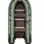 Надувная лодка Ривьера Компакт 3200 СК касатка зеленый/черный