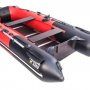 Надувная лодка Ривьера Компакт 3200 СК комби красный/черный