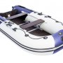 Надувная лодка Ривьера Компакт 3200 СК комби светло-серый/синий