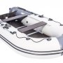 Надувная лодка Ривьера Компакт 3400 СК комби светло-серый/графит