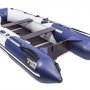 Надувная лодка Ривьера Компакт 3400 СК комби светло-серый/синий