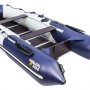 Надувная лодка Ривьера Компакт 3600 СК комби светло-серый/синий
