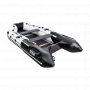 Надувная лодка Ривьера Максима 3600 СК комби светло-серый/черный