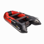 Надувная лодка Ривьера Компакт 2900 НДНД Комби красный/черный