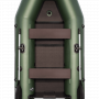Надувная лодка Аква 2900 Слань-книжка киль зеленый