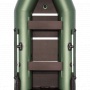 Надувная лодка Аква 3200 Слань-книжка зеленый