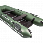 Надувная лодка Аква 2900 Слань-книжка зеленый