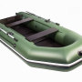 Надувная лодка Аква 3200 Слань-книжка киль зеленый