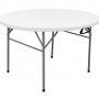 Стол складной Calviano (пластиковый, круглый, 122 см)