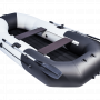 Надувная лодка Таймень NX 270 НД комби светло-серый/черный