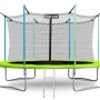 Батут Atlas Sport 435 см (14ft) с внутренней сеткой и лестницей Green