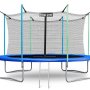 Батут Atlas Sport 435 см (14ft) с внутренней сеткой и лестницей Blue