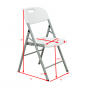Стул складной Calviano (пластиковый)