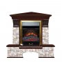 Каминокомплект Glenrich Бостон К Majestic Brass угловой