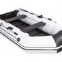 Надувная лодка Аква 2800 Слань-книжка киль светло-серый/черный