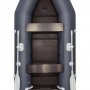 Надувная Лодка Аква 2800 Слань-книжка киль светло-серый/графит