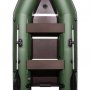 Надувная лодка АКВА 2900 Слань-книжка зелено/черный