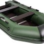 Надувная лодка АКВА 2900 Слань-книжка зелено/черный