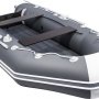 Надувная лодка Аква 3200 НДНД светло-серый/ графит