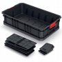 Ящик для инструментов Prosperplast Kistenberg Box 100 Flex Modular Solution KMS553510S (черный)