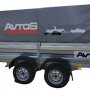 Прицеп Avtos А25М2В (2500х1300х300, R13, ресс. AL-KO, тент 400мм 2ос)