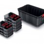 Набор ящиков для инструментов Prosperplast Kistenberg Modular Solution KMS553520R7 (7 шт., черный)