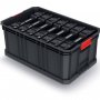 Набор ящиков для инструментов Prosperplast Kistenberg Modular Solution KMS553520R7 (7 шт., черный)