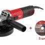 Угловая шлифмашина одноручная Wortex AG 1209-3