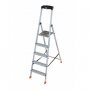 Стремянка TOR Krause Safety 5 ступеней с большой полкой (1020791)