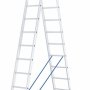 Лестница двухсекционная TOR 1013302 алюминиевая 2х14
