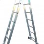 Лестница двухсекционная TOR 1013316 алюминиевая шарнирная 2х7
