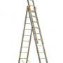 Лестница трехсекционная TOR 1013311 алюминиевая 3х14