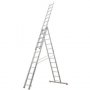 Лестница трехсекционная TOR 1013310 алюминиевая 3х13