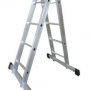 Лестница двухсекционная TOR 1013312 алюминиевая шарнирная 2х3