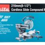 Пила торцовочная аккумуляторная Makita XGT LS002GM101