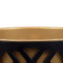 Кашпо Lamela Donica AZTEK 250 (черный-золотистый)