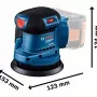 Эксцентриковая шлифмашина Bosch GEX 185-LI Solo (06013A5020)