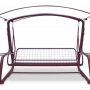 Качели садовые Arno-Werk Оазис Люкс (бордо)