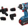 Аккумуляторная дрель-шуруповерт BOSCH GSR 18 V-EC FC2 L-BOXX + насадки (06019E1100)