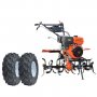 Культиватор Skiper SP-1800S + колеса Brado 19х7-8