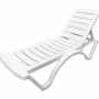 Шезлонг Adriano Classic (белый)