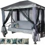 Качели-шатер МебельСад Сиеста Премиум (графит)