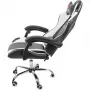 Массажное кресло Calviano Asti Ultimato (black/white/black)