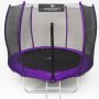 Батут с защитной сеткой Calviano 8ft Outside Master Purple 252 см