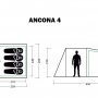 Палатка Jungle Camp Ancona 4 (зеленый)